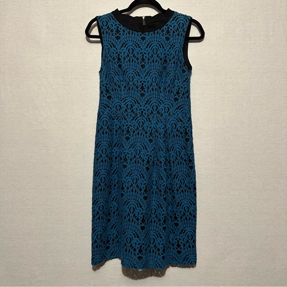 Nanette Lepore Dresses & Skirts - Nanette Lepore blue lace sleeveless dress - size 4